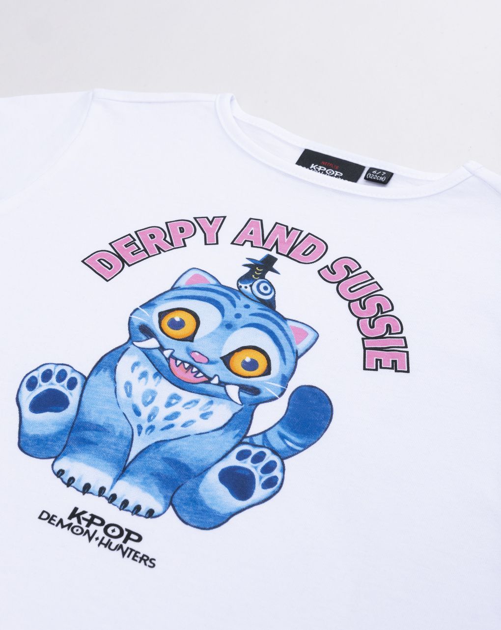 T-shirt bianca bambina k-pop "derpy and sussie"