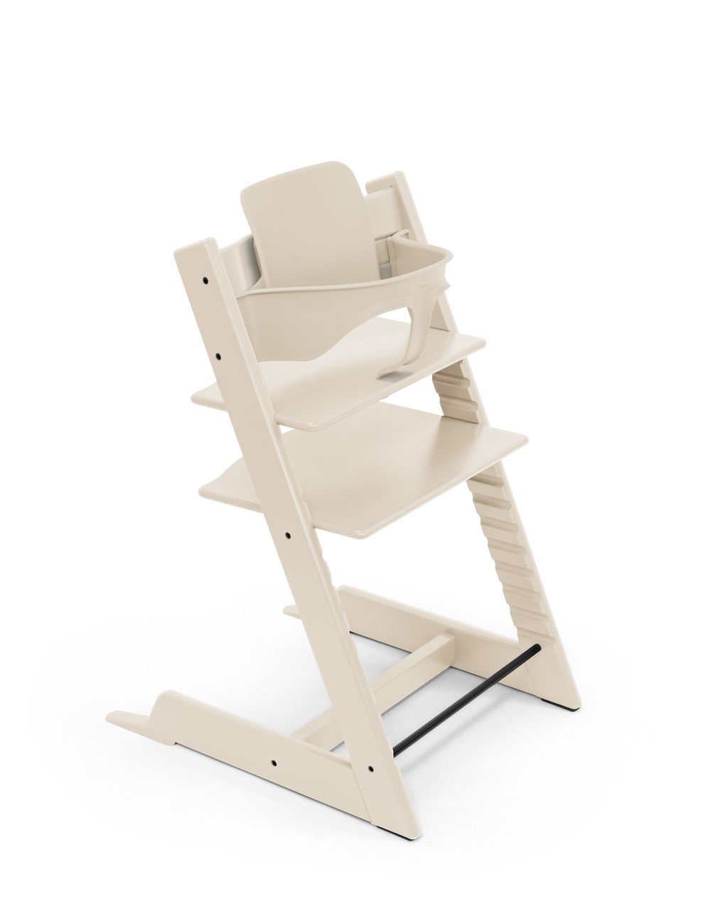 Pack seggiolone tripp trapp® con set per neonato - kit vaniglia - stokke