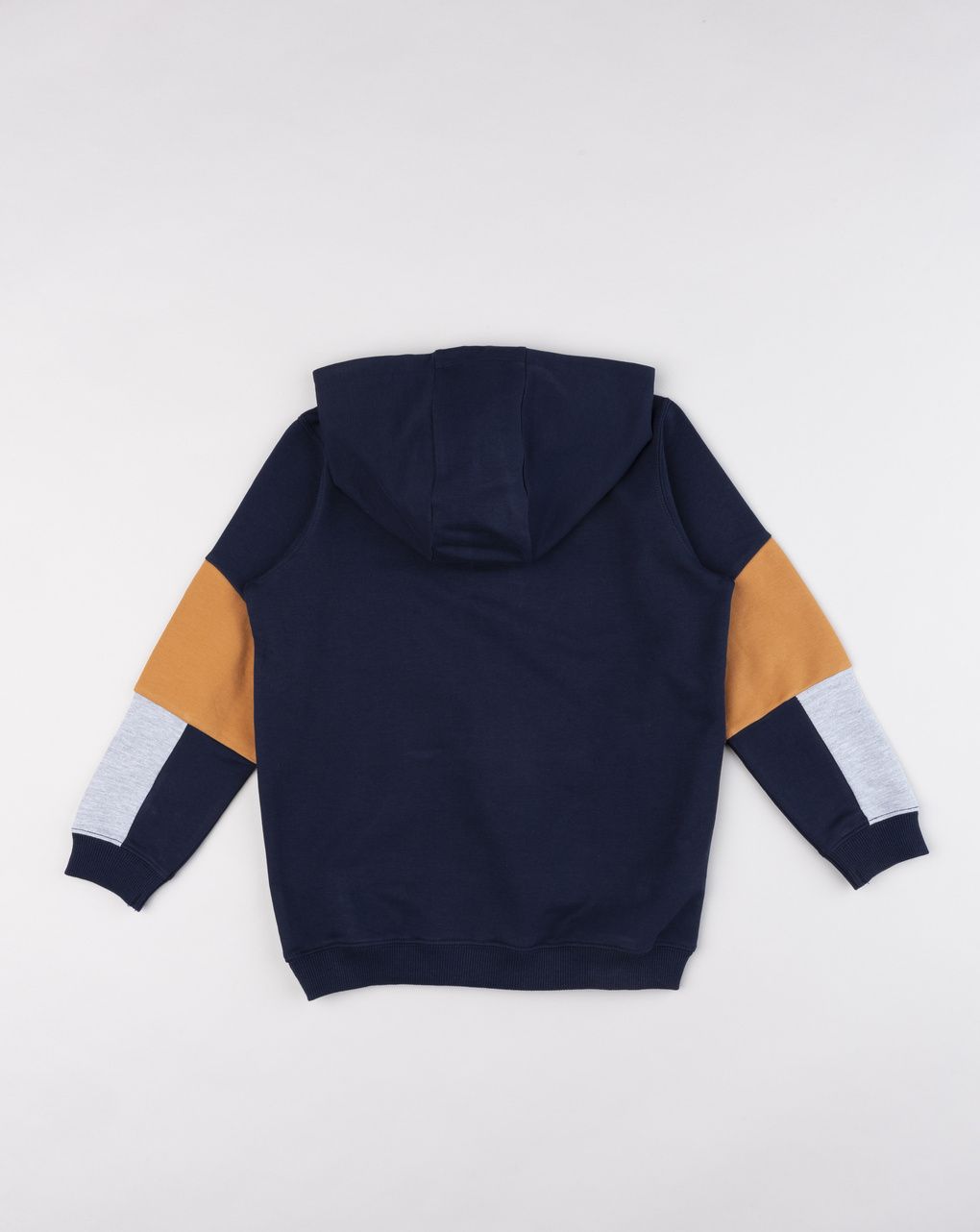 Felpa french terry bimbo blu baseball team