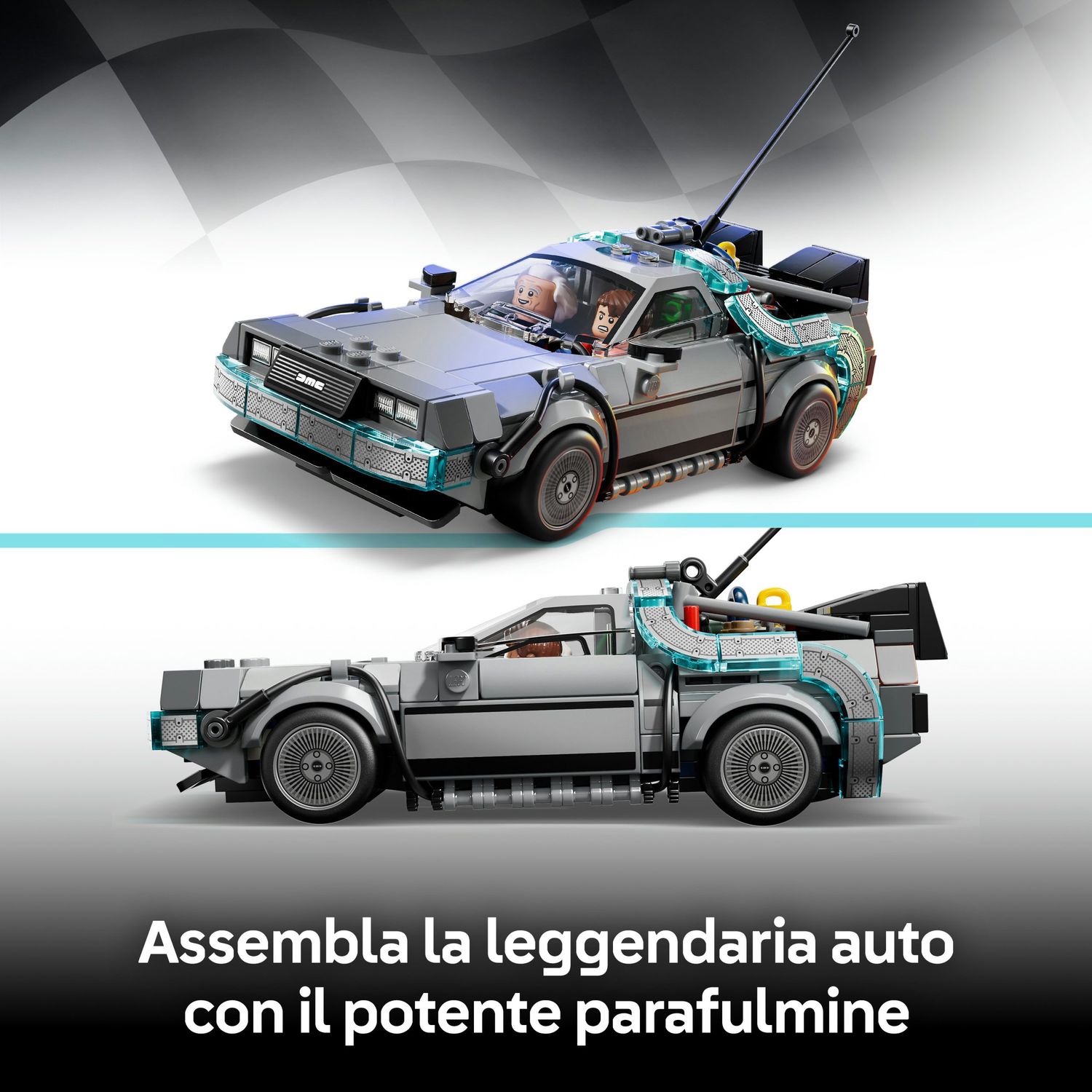 Lego speed champions macchina del tempo di ritorno al futuro - 77256