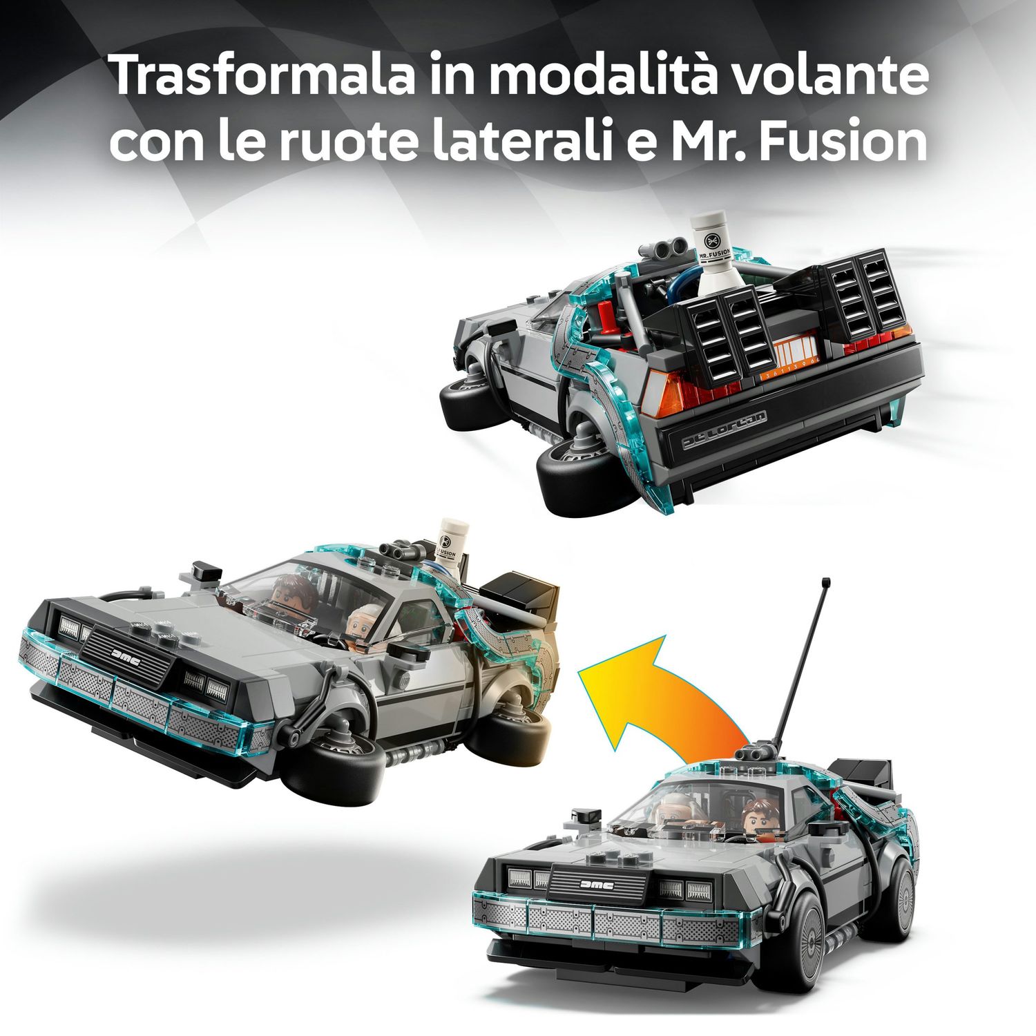 Lego speed champions macchina del tempo di ritorno al futuro - 77256