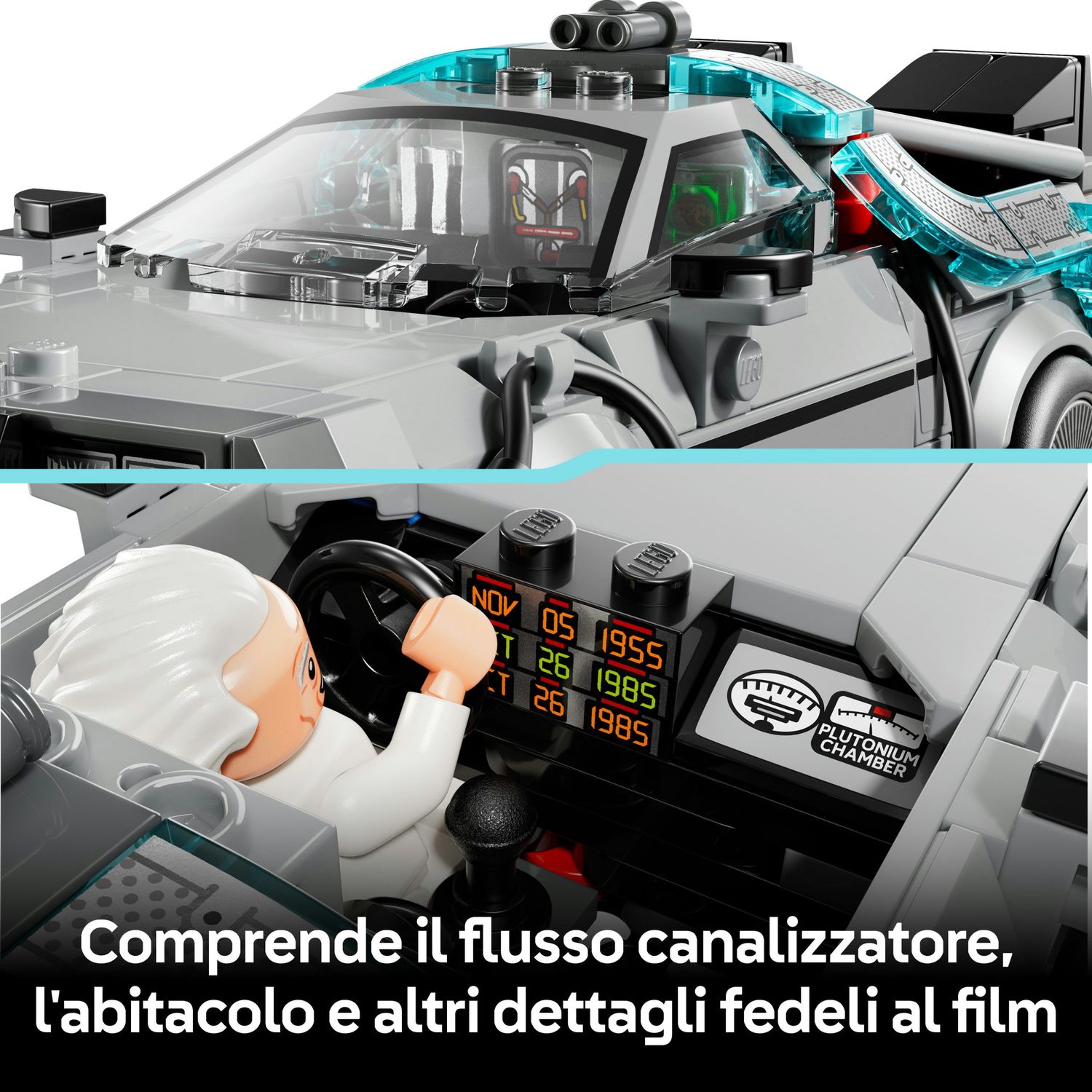 Lego speed champions macchina del tempo di ritorno al futuro - 77256