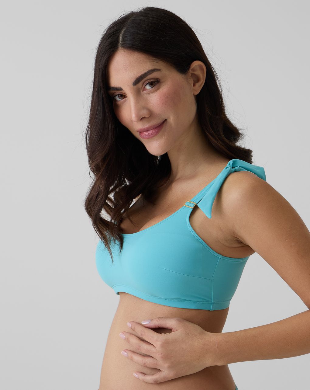 Reggiseno bikini premaman azzurro