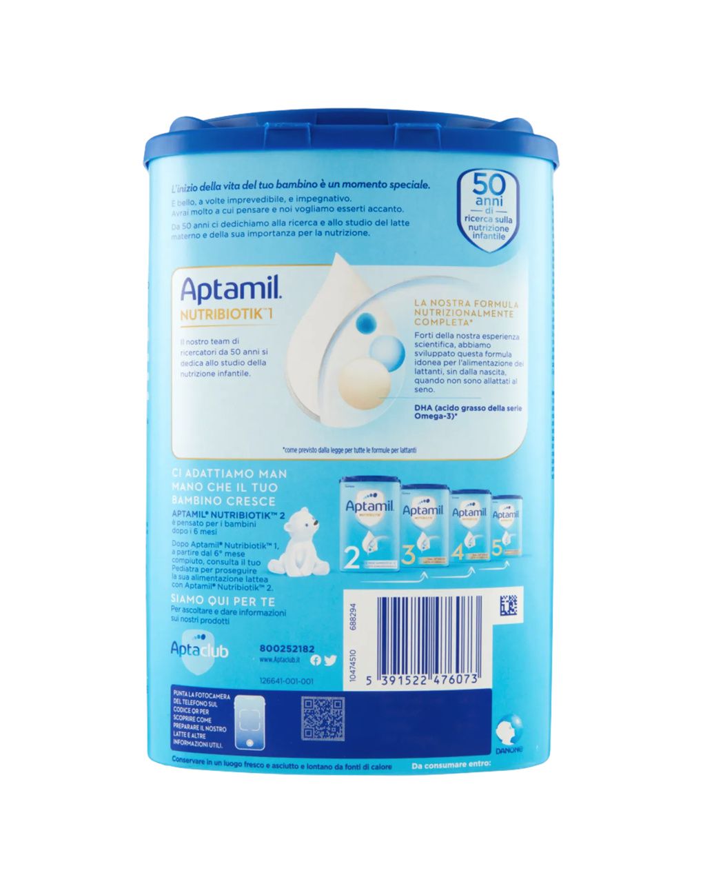Latte in polvere 1 830gr - aptamil