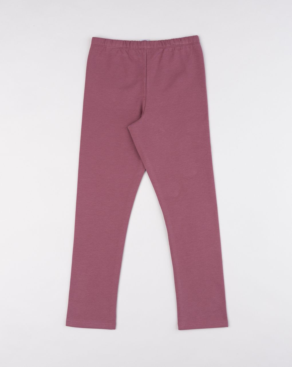 Leggings bambina bordeaux con stampa