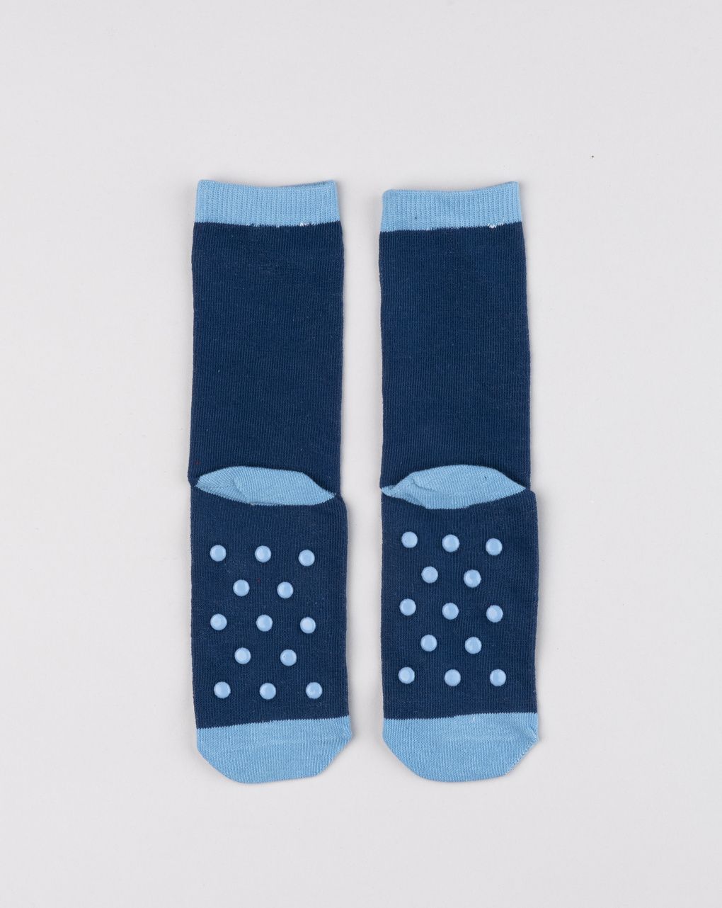 Antiscivolo bambino blu navy con husky sportivo
