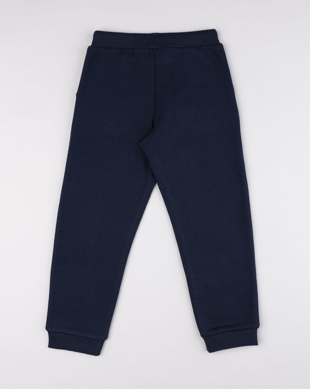 Pantaloni bambino blu notte felpati
