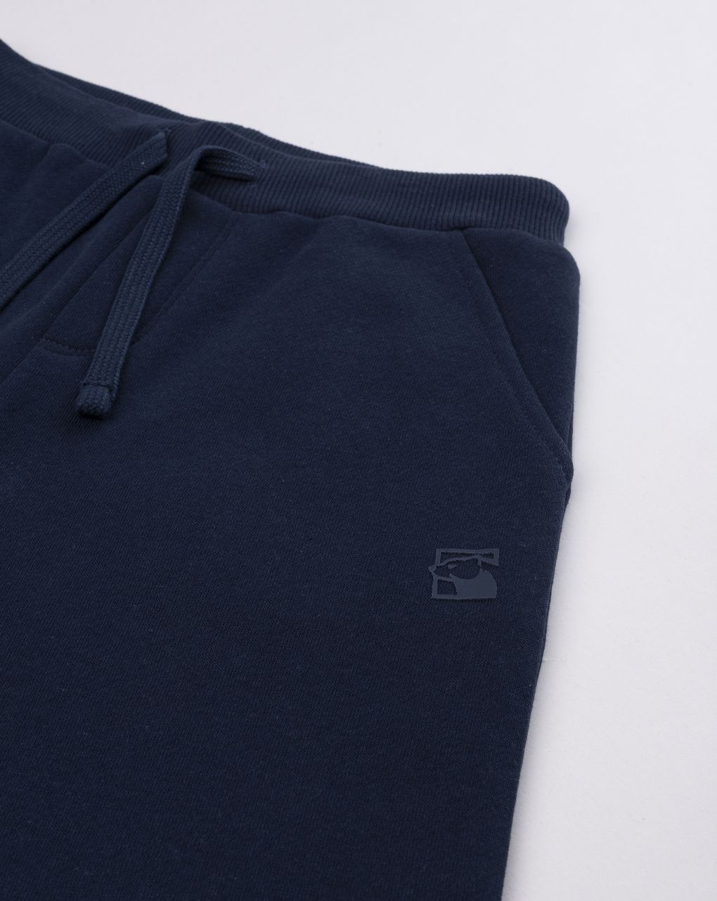 Pantaloni bambino blu notte felpati