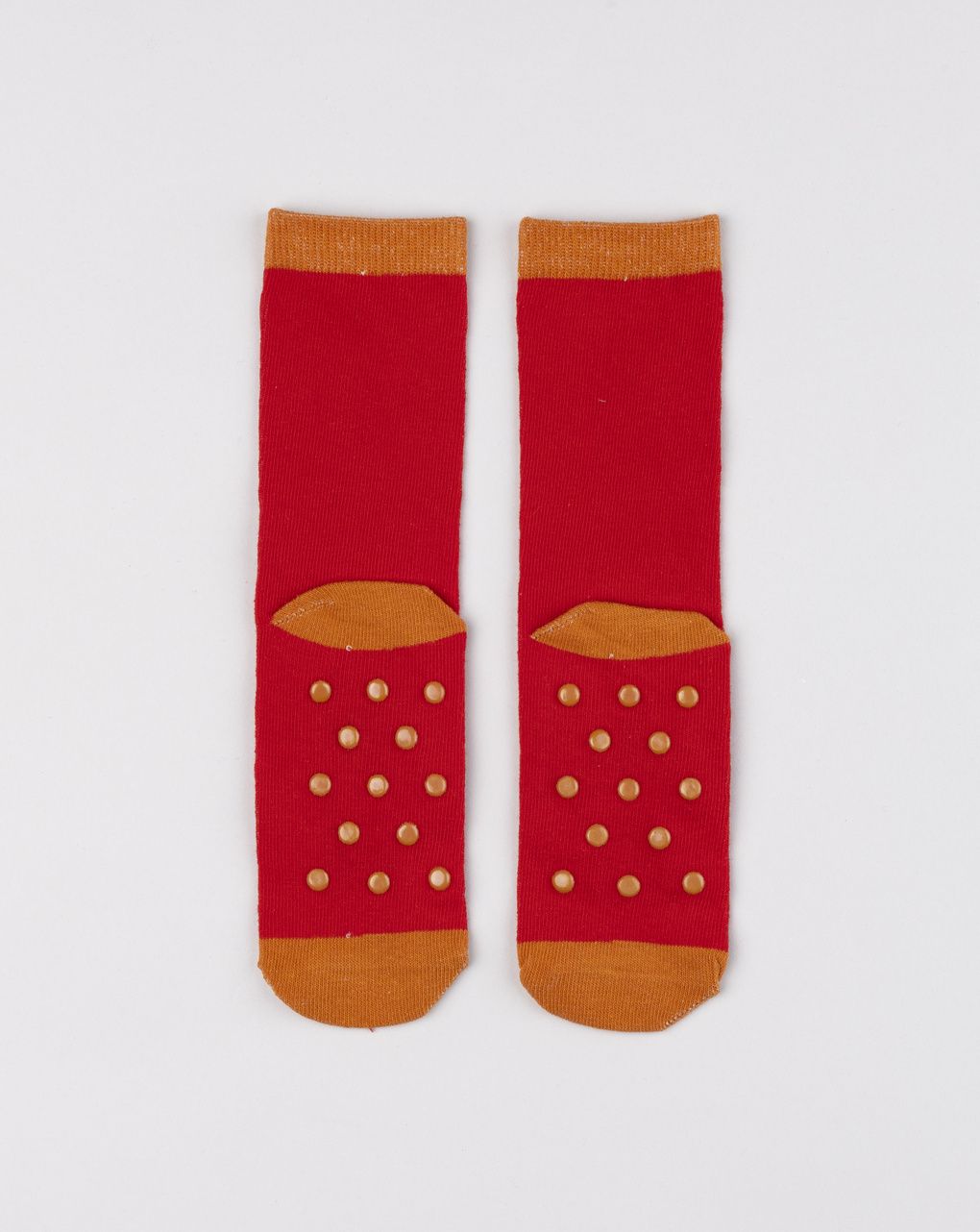 Calze antiscivolo bambino rosse orsetto