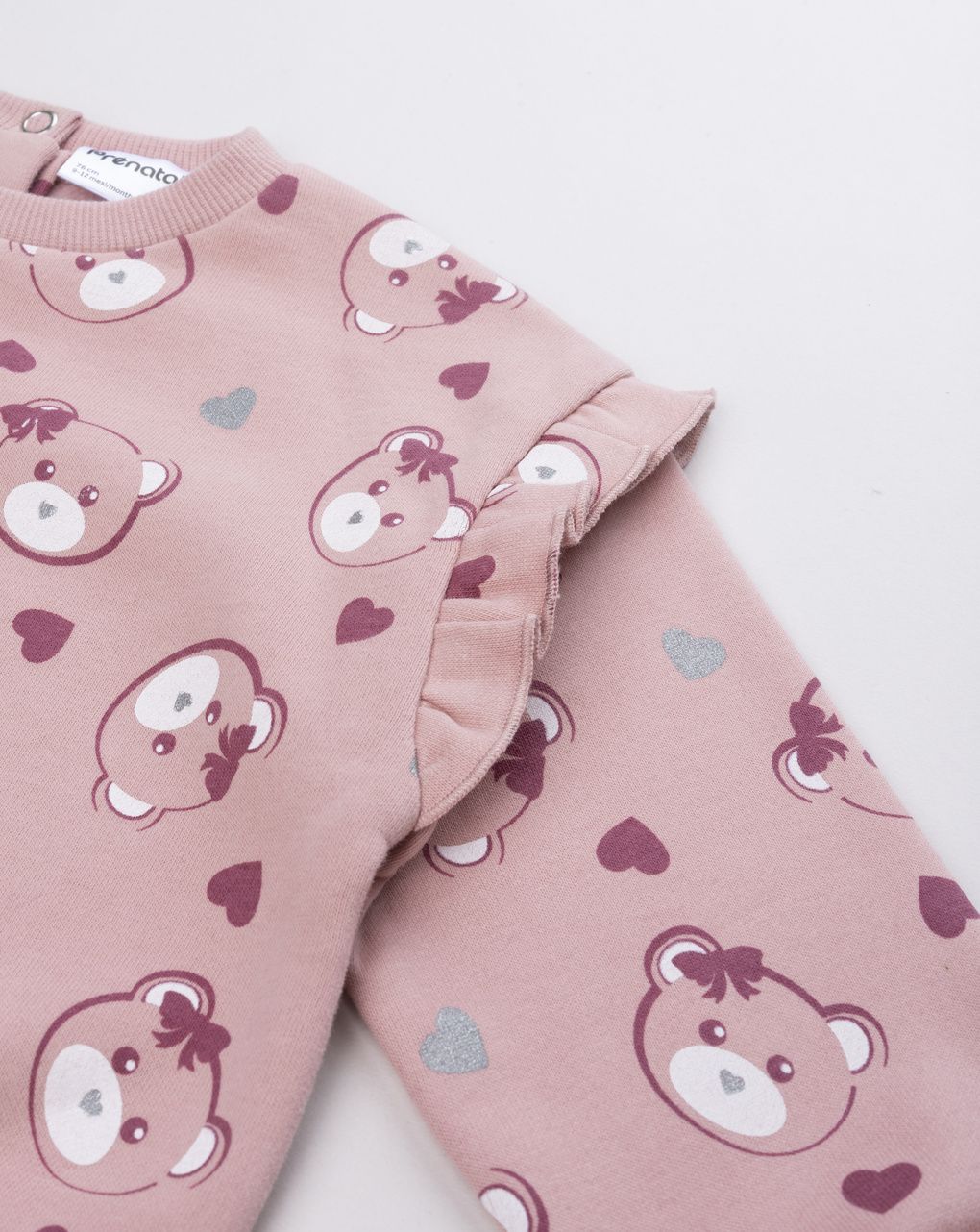 Completo bimba felpa e pantalone "orsetta"