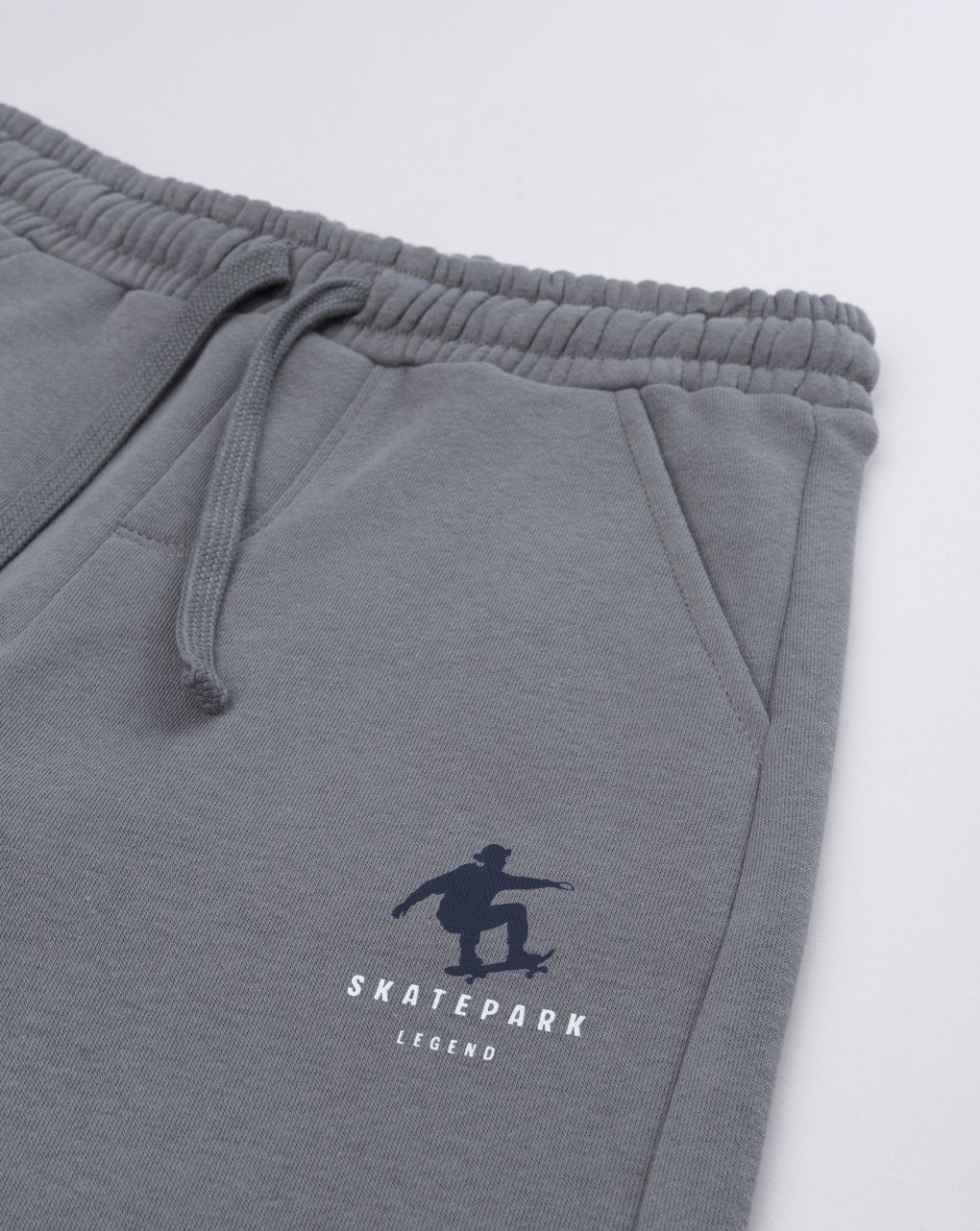 Pantaloni bambino grigio skate