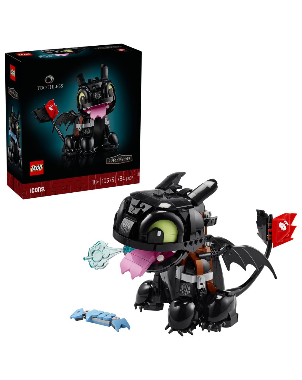 Lego icons 10375 dragon trainer: sdentato