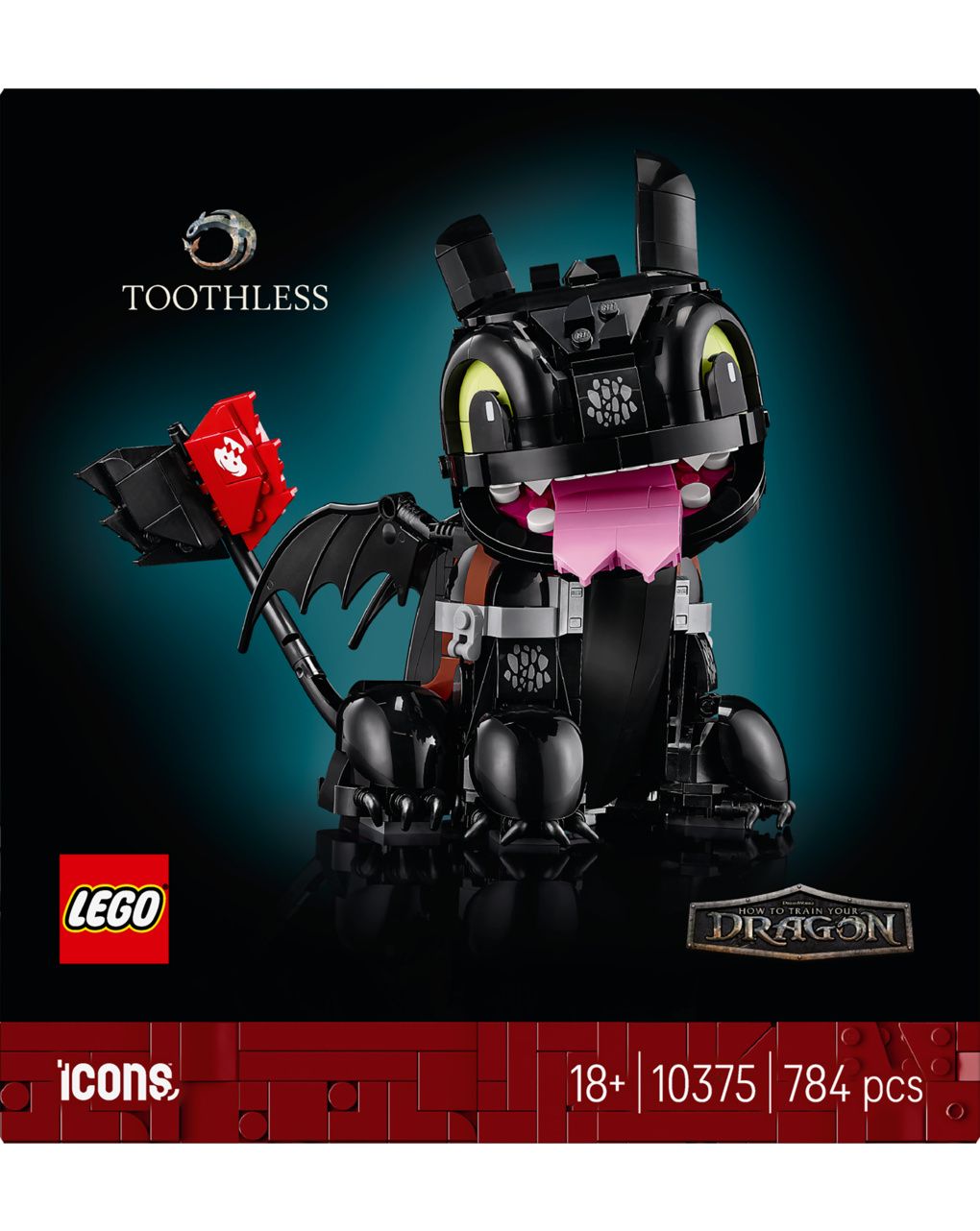 Lego icons 10375 dragon trainer: sdentato