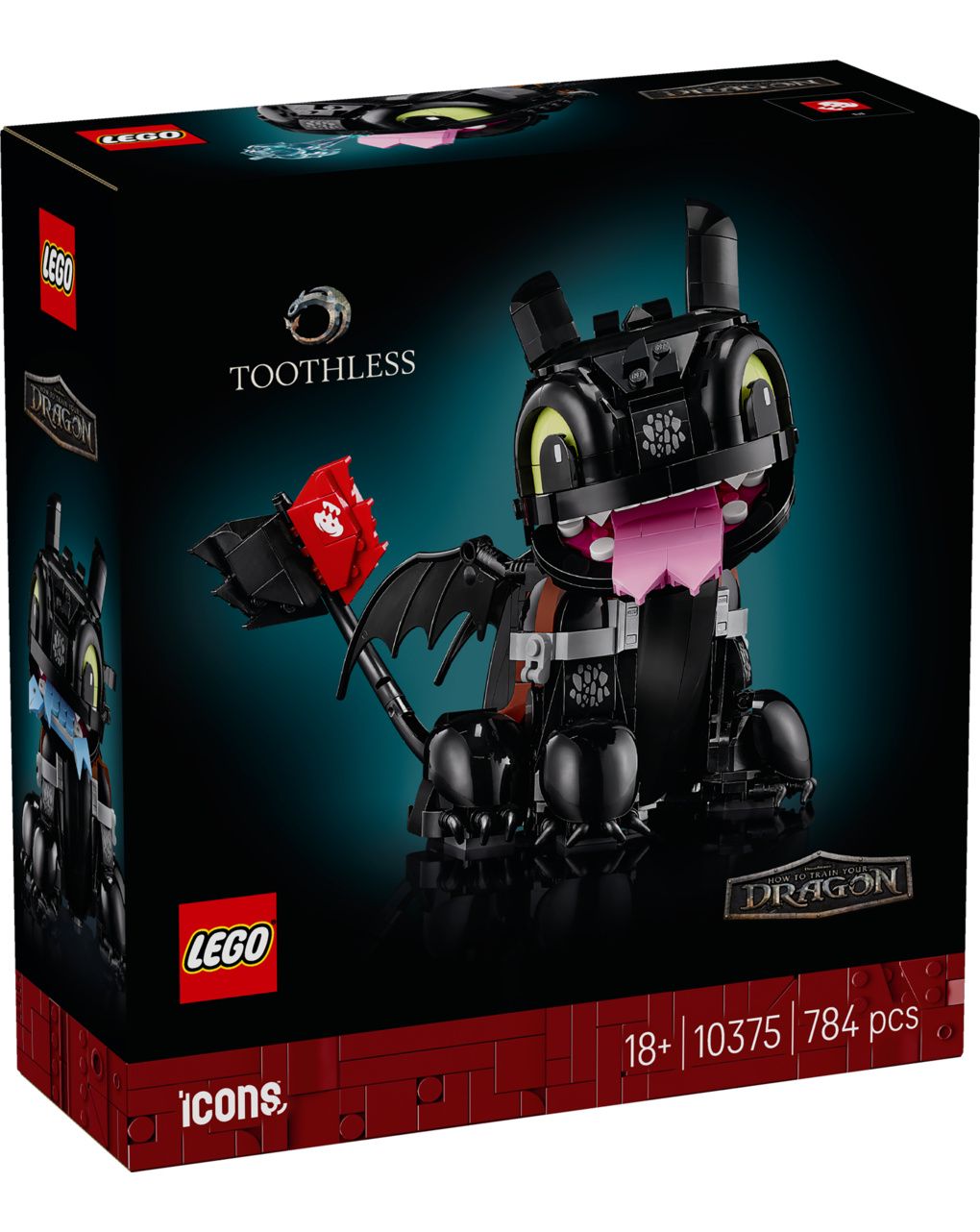 Lego icons 10375 dragon trainer: sdentato