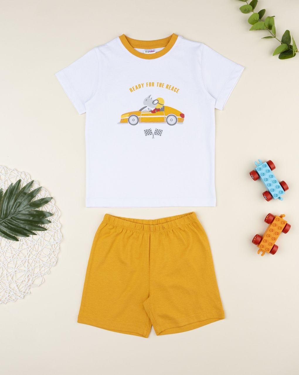 Pigiama due pezzi bimbo race