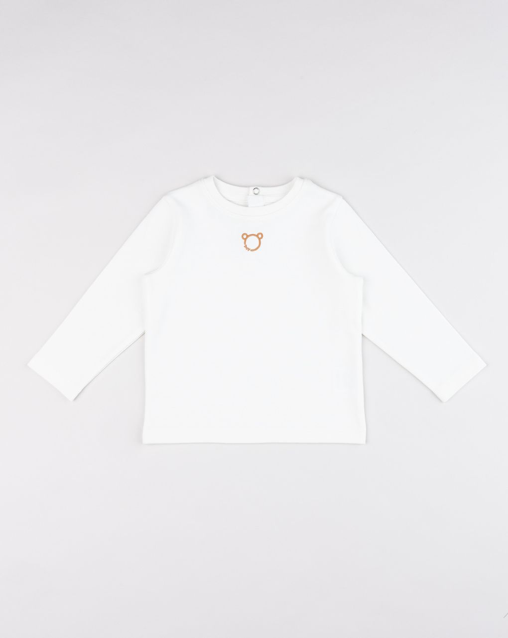 T-shirt manica lunga bimbo panna
