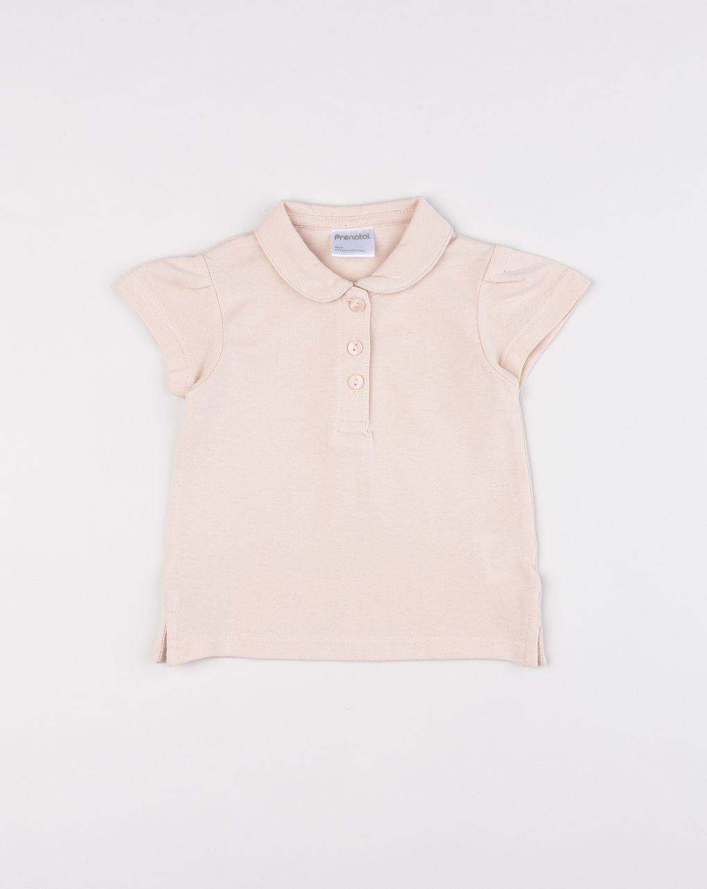 Polo bimba maniche corte rosa