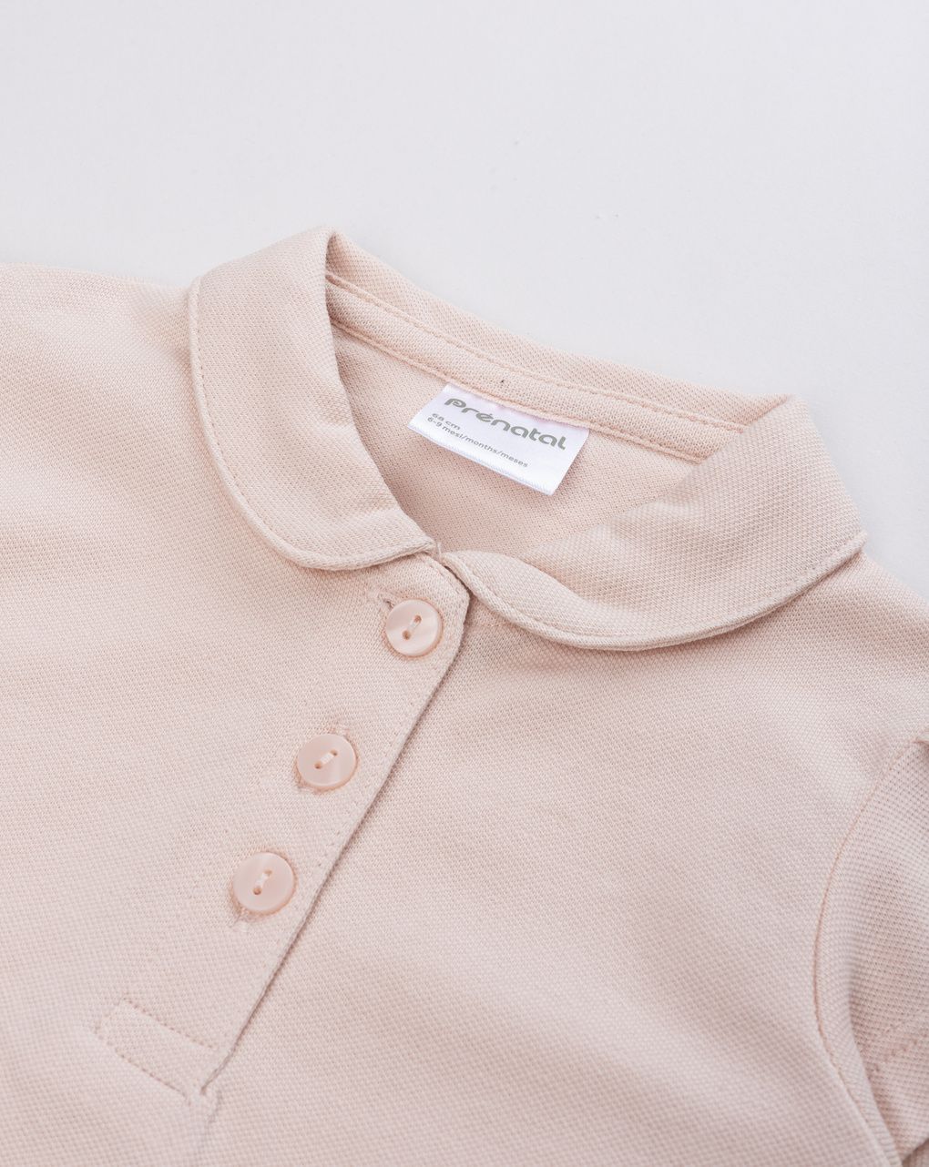 Polo bimba maniche corte rosa