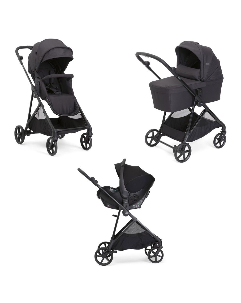 Trio seety kory essential - ebony - chicco