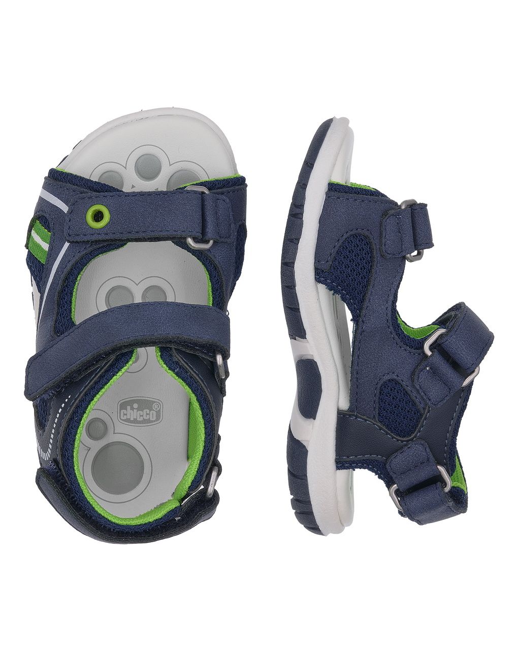 Sandali bimbo sportivi blu e verde - chicco fiesole
