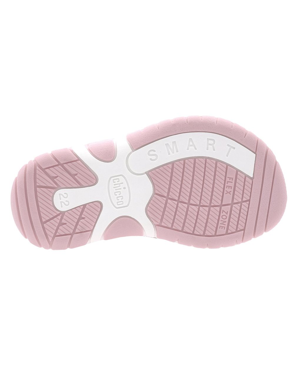 Sandalo bimba rosa con fiori - chicco felicia