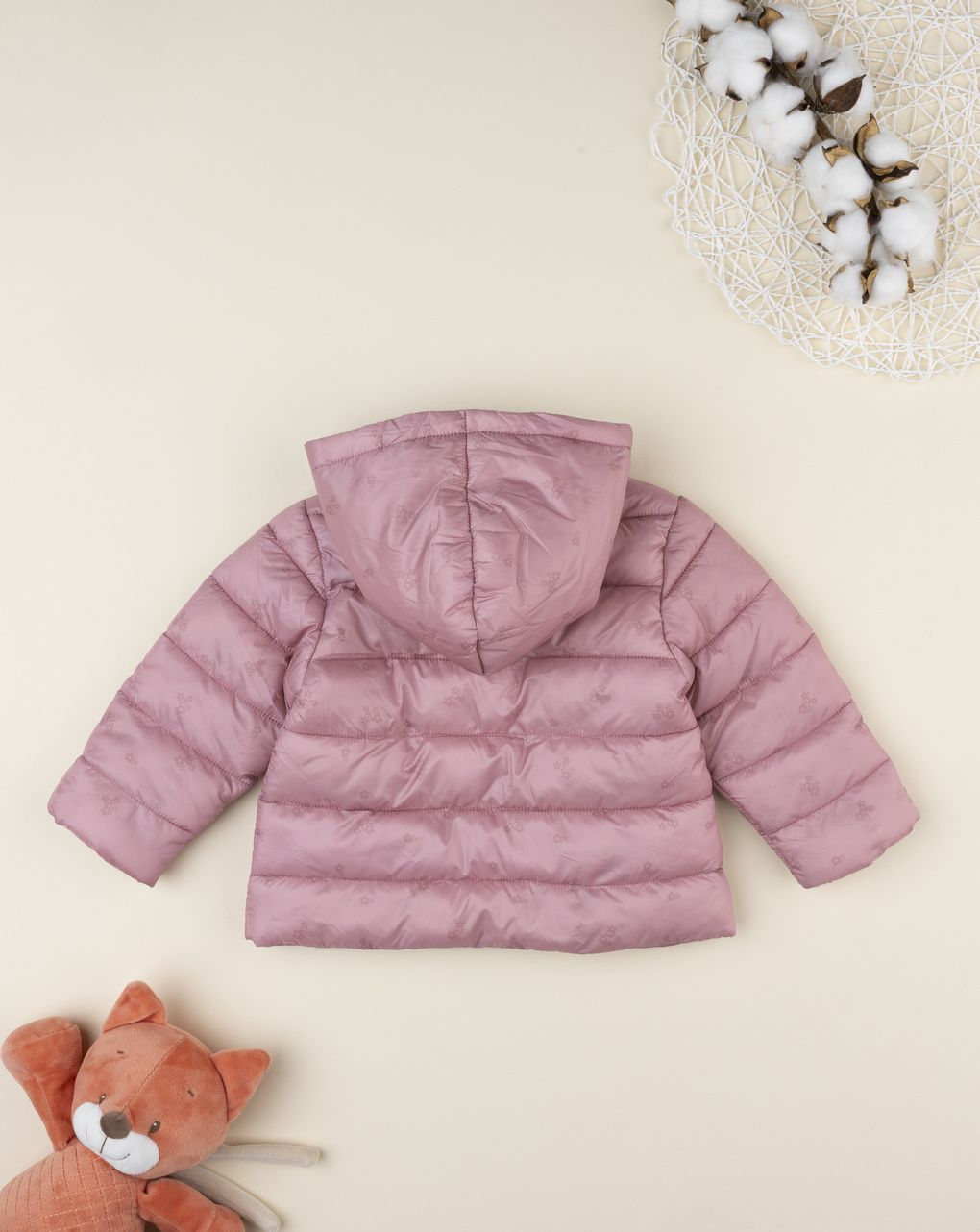Giacca bimba rosa imbottita