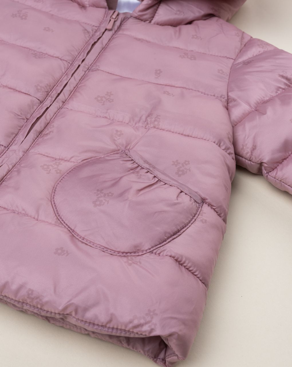 Giacca bimba rosa imbottita
