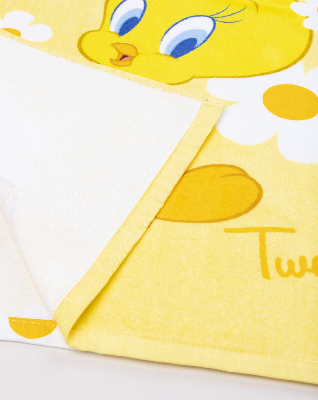 Poncho mare bimba tweety con cappuccio