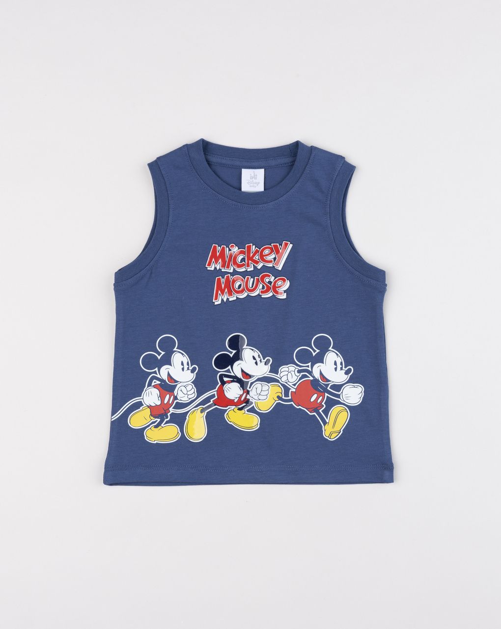 Canotta bimbo blu stampa mickey mouse
