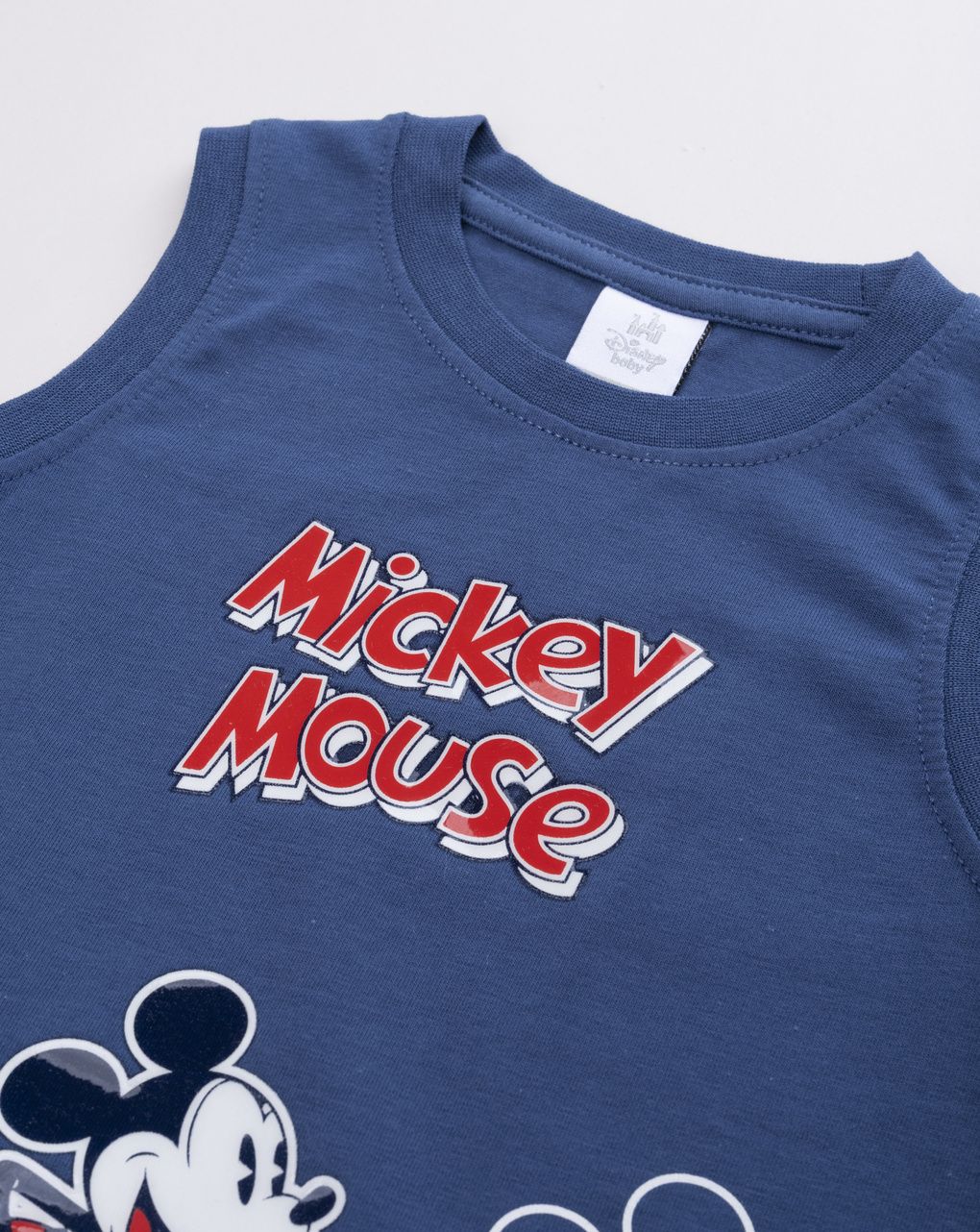 Canotta bimbo blu stampa mickey mouse