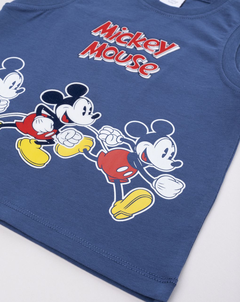Canotta bimbo blu stampa mickey mouse