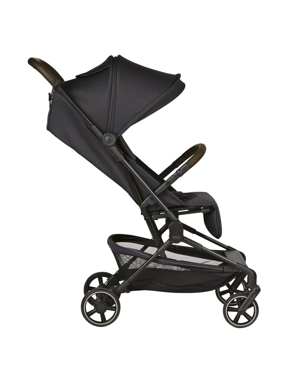 Passeggino ultracompatto aria true black - peg