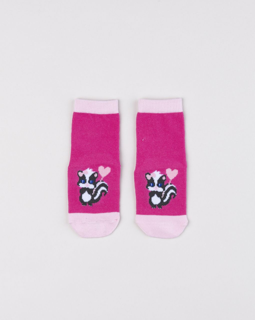 Antiscivolo bimba fucsia con puzzola e palloncino
