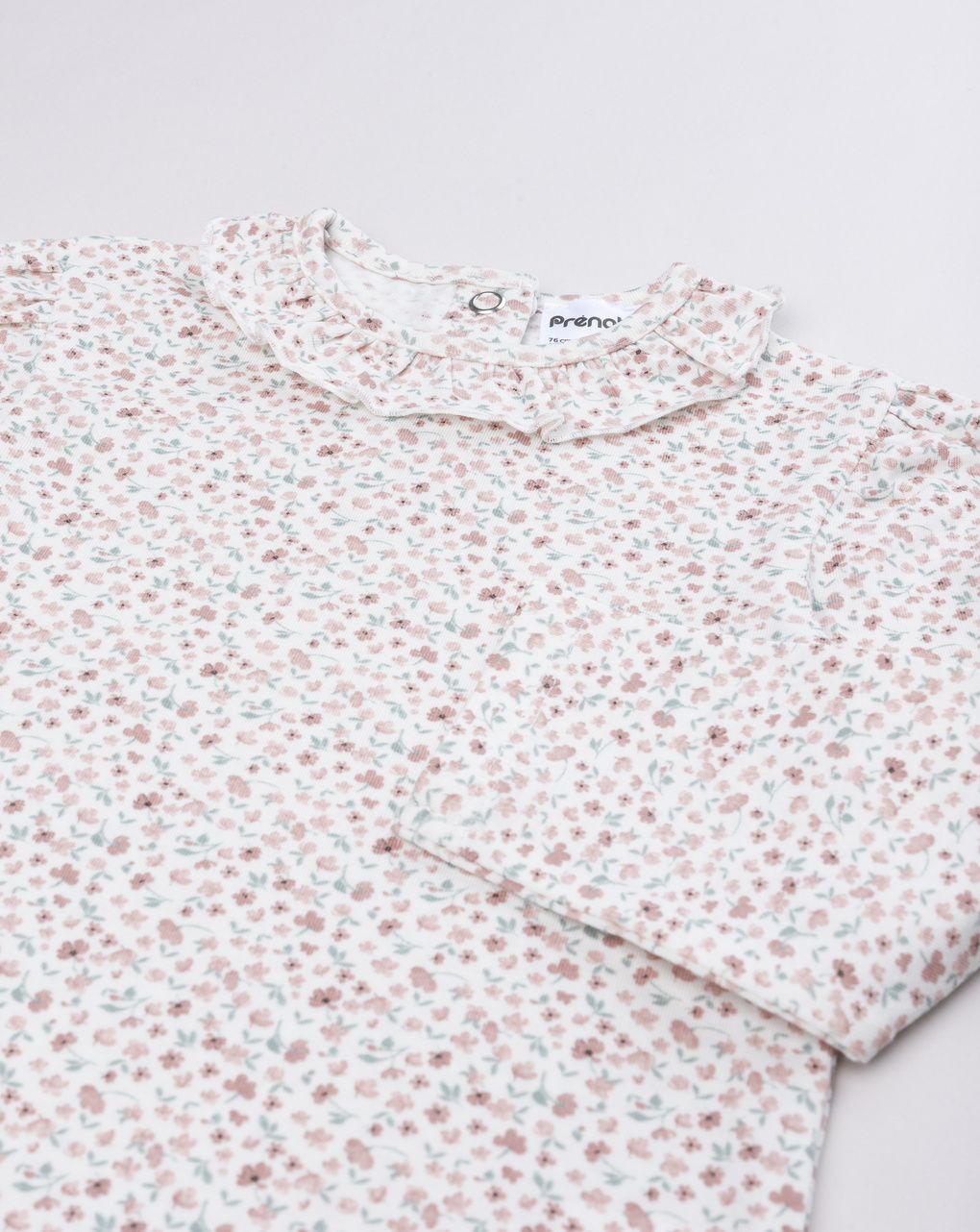 Body bimba beige stampato allover
