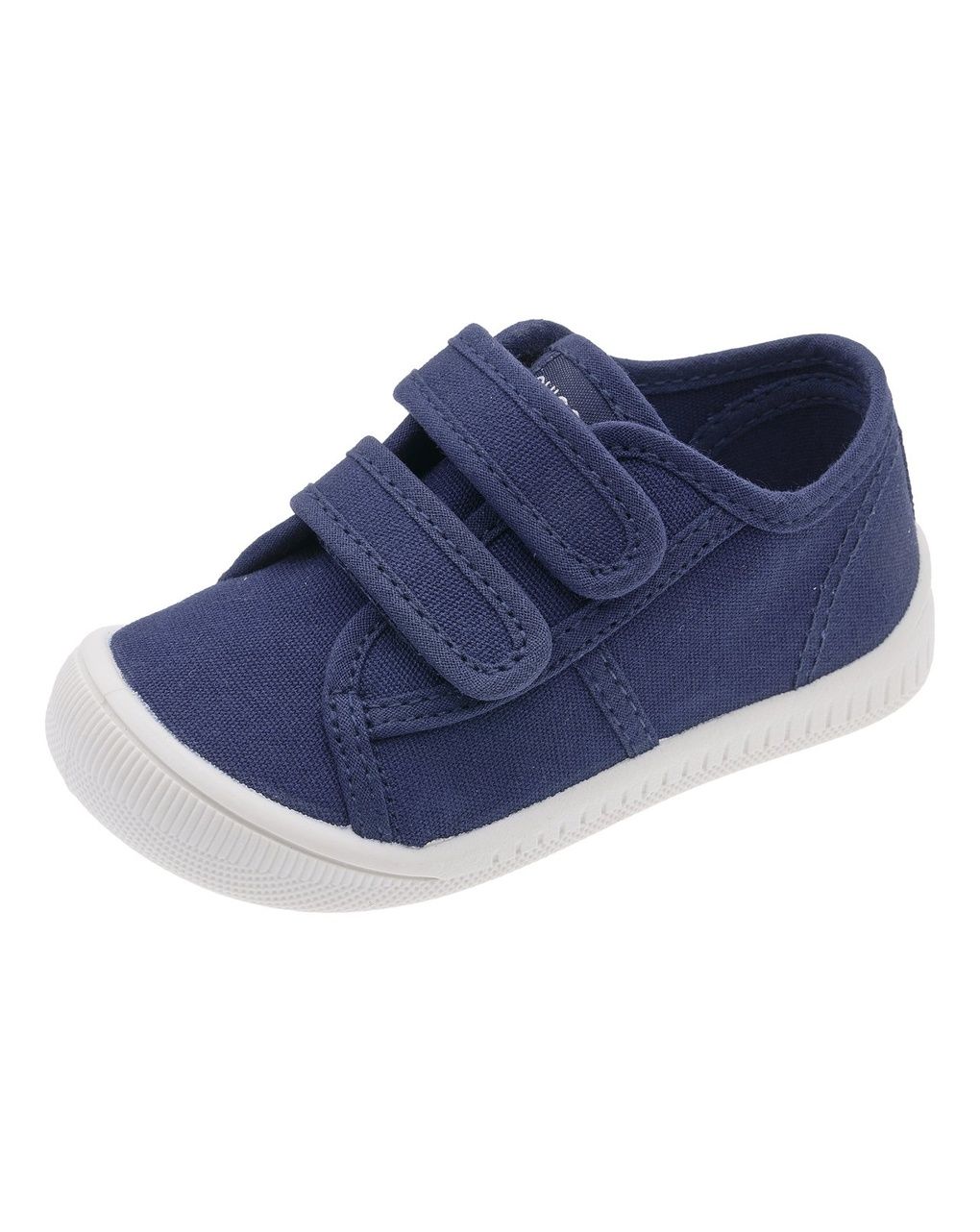 Sneakers bimbo in tela blu con strappo - chicco cioco