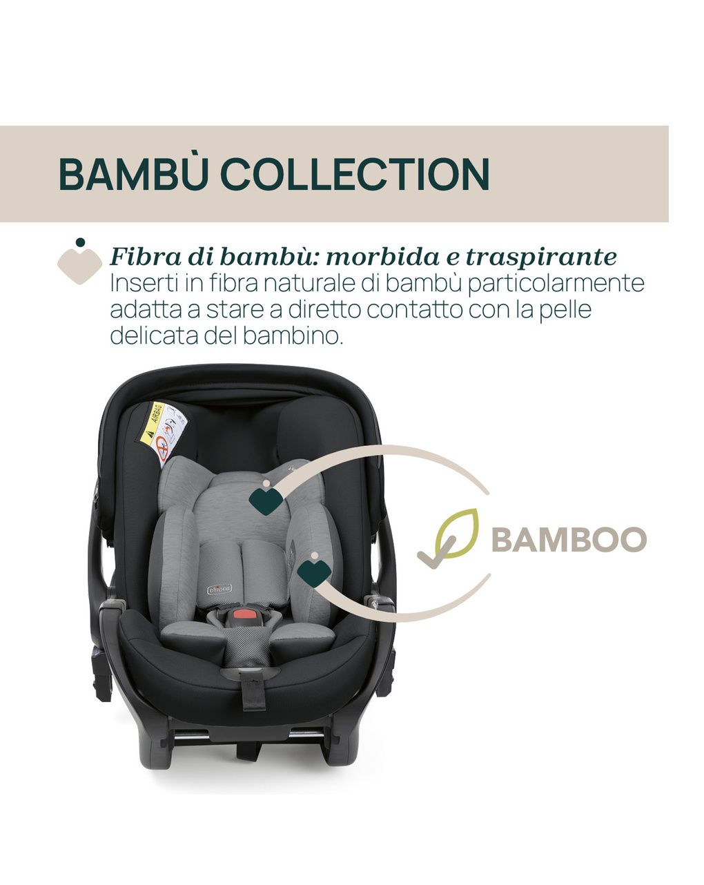 Trio mysa flexi first seat - black satin - chicco