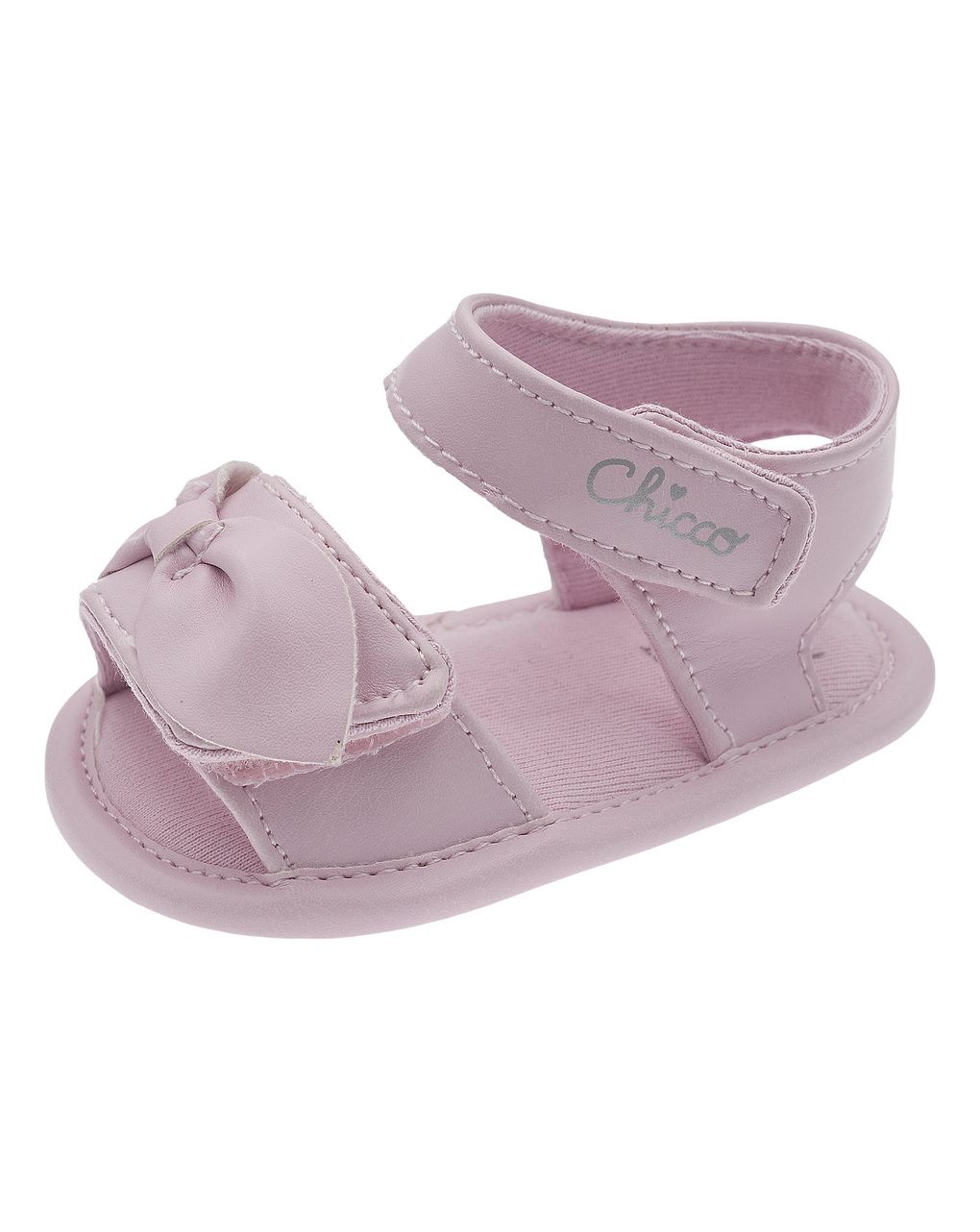 Sandali neonata rosa con fiocco - chicco oviola
