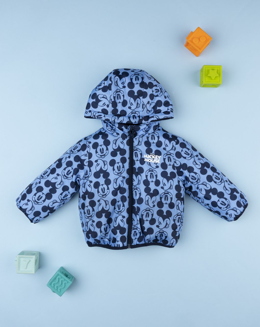 Giubbino bimbo blu mickey mouse