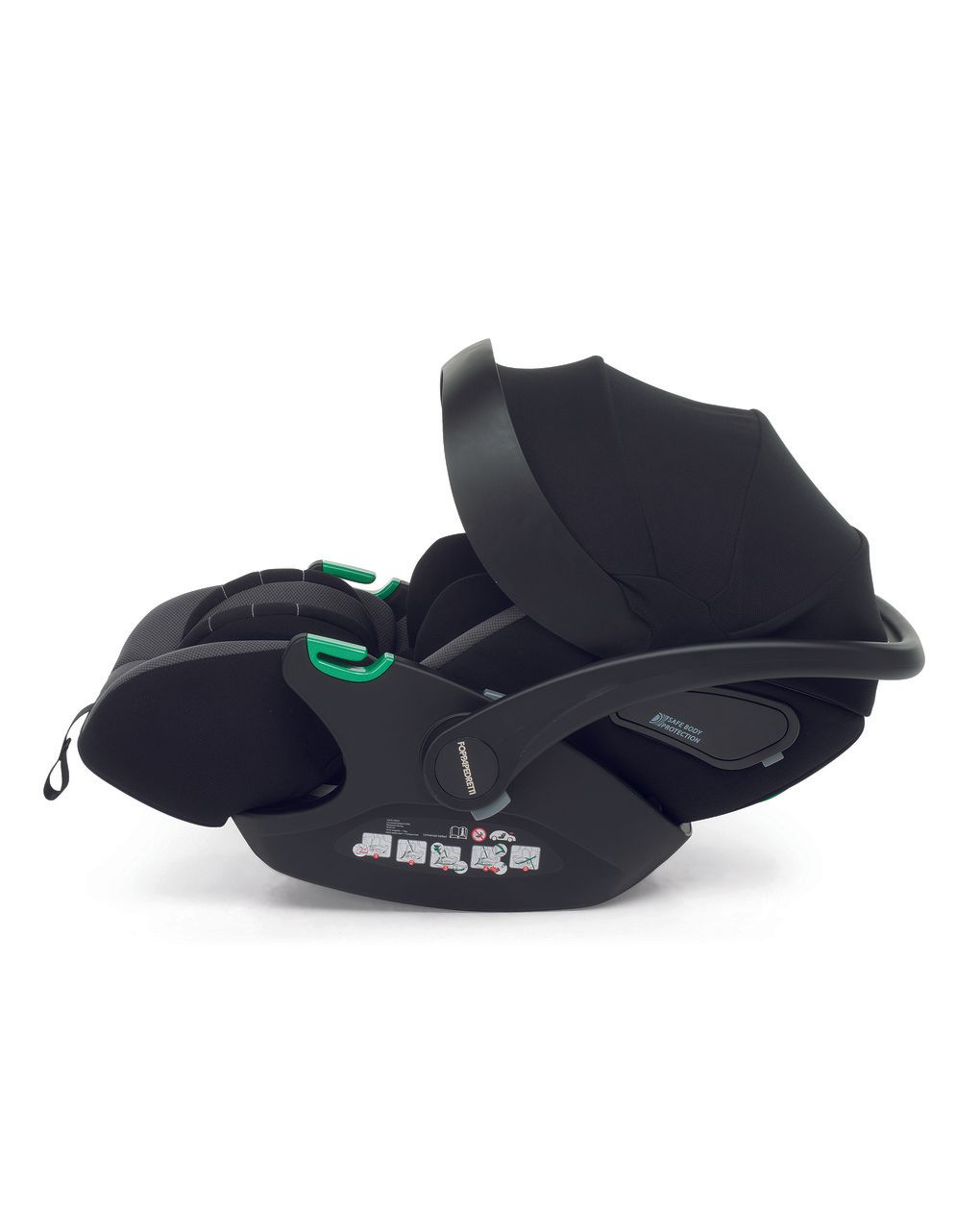 Trio divo + seggiolino rek black + adattatore - chic - foppapedretti