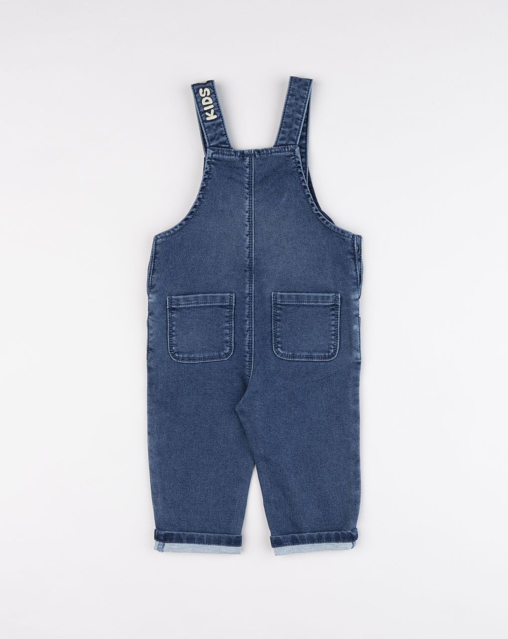 Salopette denim bimbo ricamo orso