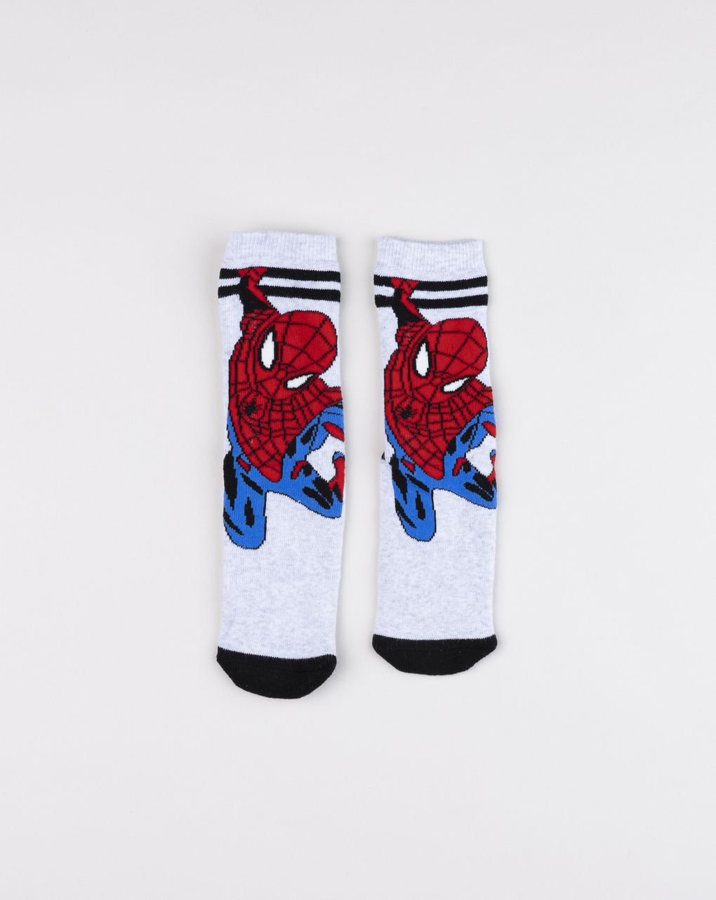 Calze antiscivolo bimbo grigie spiderman