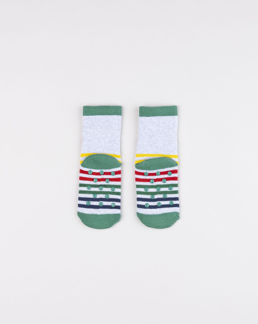 Calze antiscivolo bimbo multicolor con camion