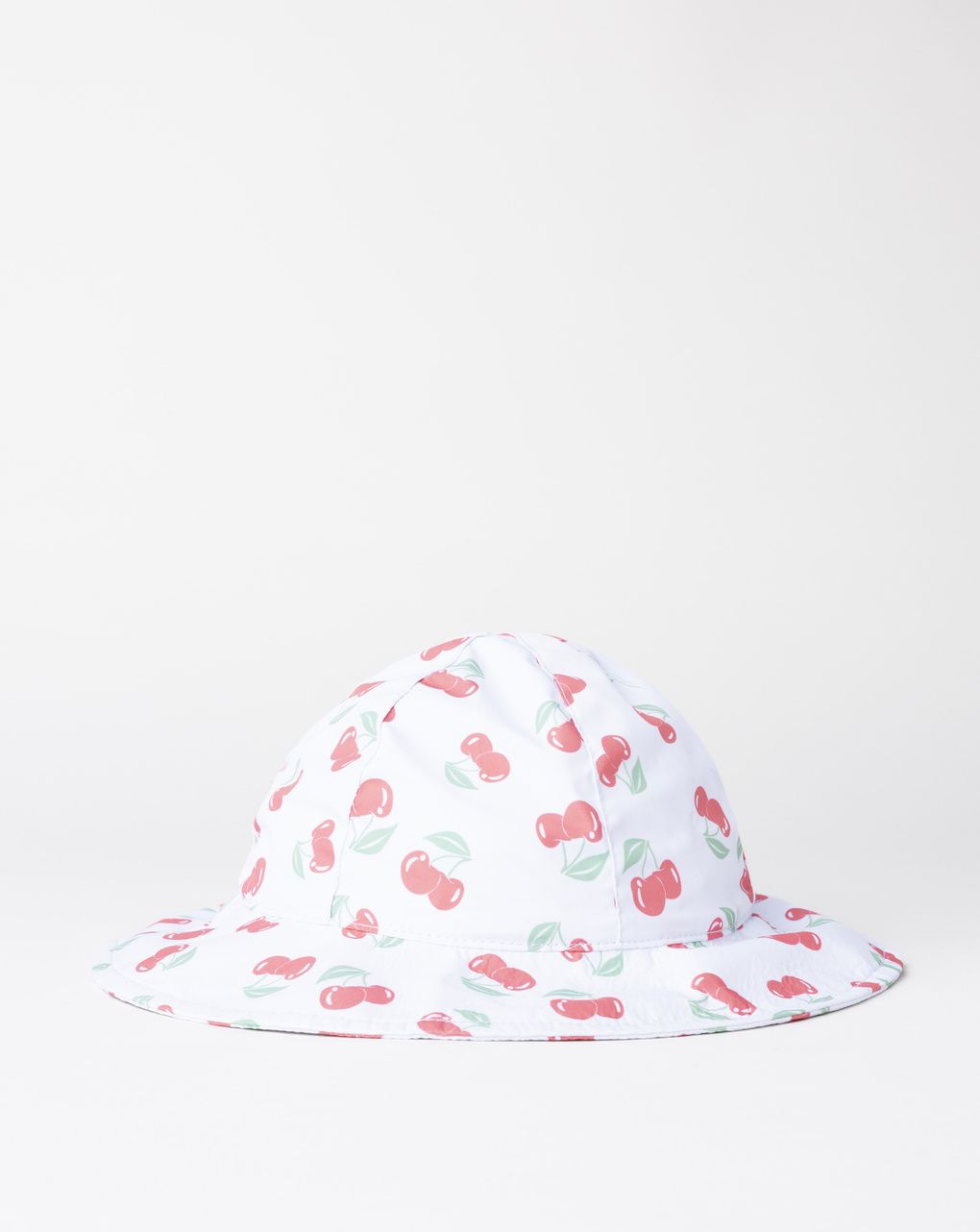 Cappellino neonata con stampa ciliegie
