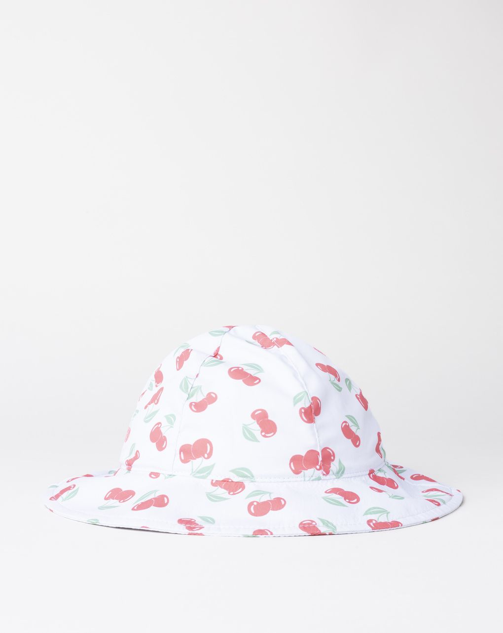 Cappellino neonata con stampa ciliegie