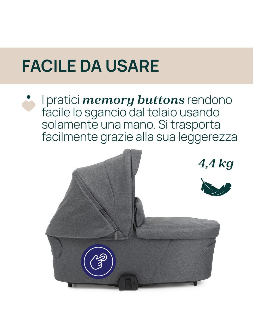 Trio mysa flexi first seat - black satin - chicco