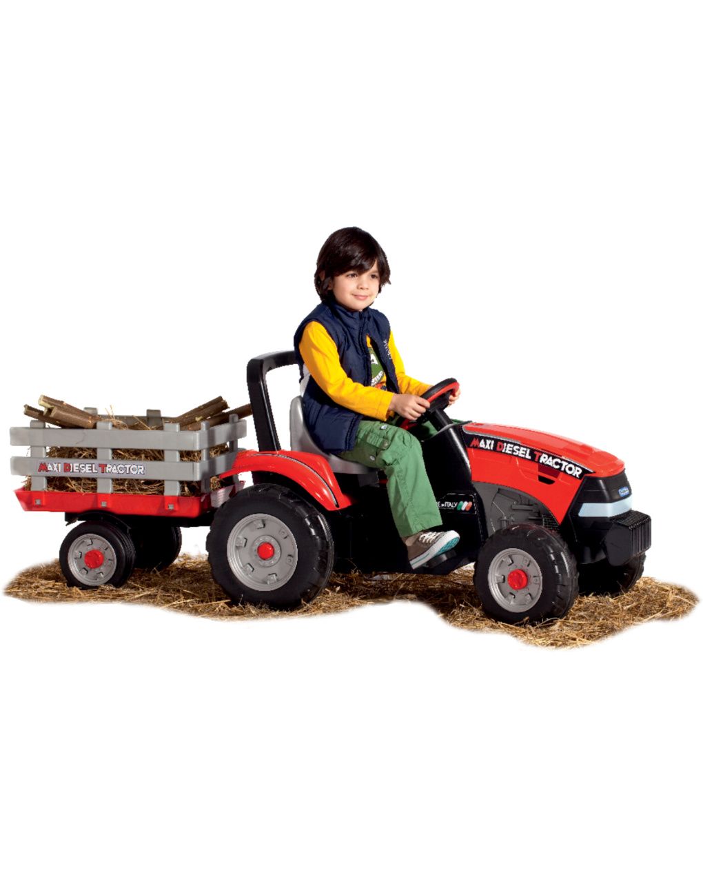 Maxi diesel tractor - peg perego - 2+