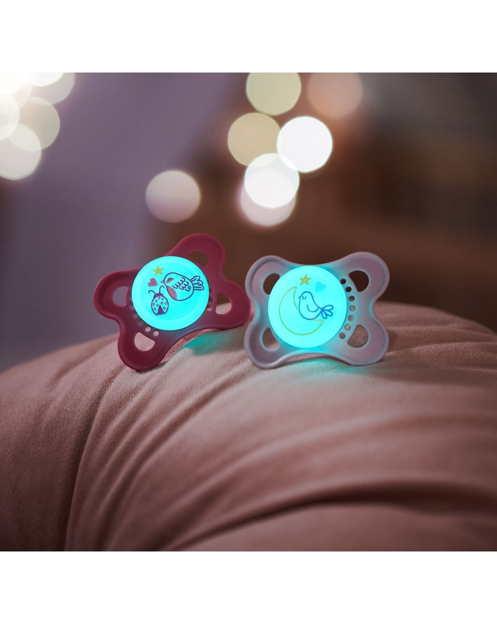 Mam original start succhietto 0-2 mesi (set da 2), ciuccio mam 0-2 mesi con tettarella ortodontica in silicone, neutro
