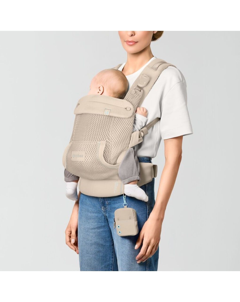Marsupio laya carrier almond beige - cybex