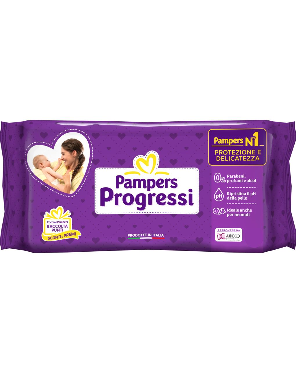 Salviette pampers progressi x63