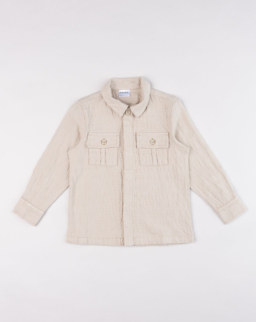Camicia elegante bambino beige